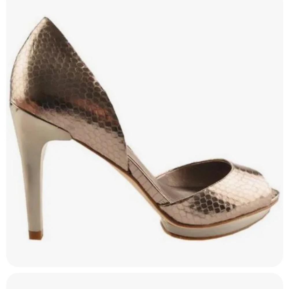 BCBG MaxAzaria Metallic Heels